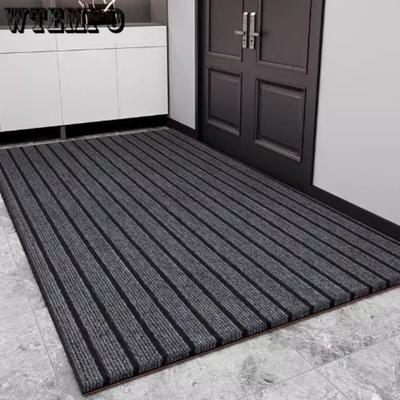 Alfombra de Rayas Felpudo de Entrada para el Hogar Alfombra Antideslizante Alfombra para Pasillo de Hotel Escalera