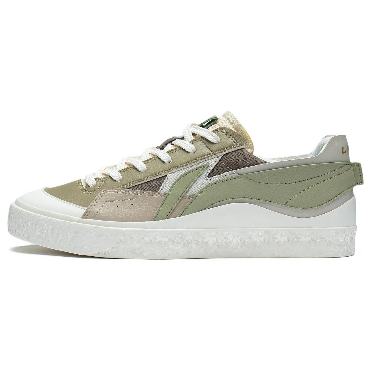 Li-Ning Fashion Skate Shoes Olive Green White Men s AGCT161-3 EU 45