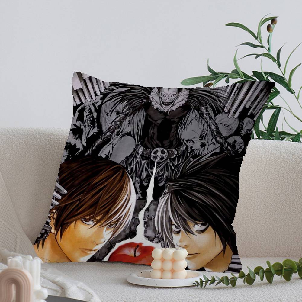 Anime Death Note Stitch Lucky Dragon Pillow Cover Sofa Cushion Cover Home Room Decoration Children Gift