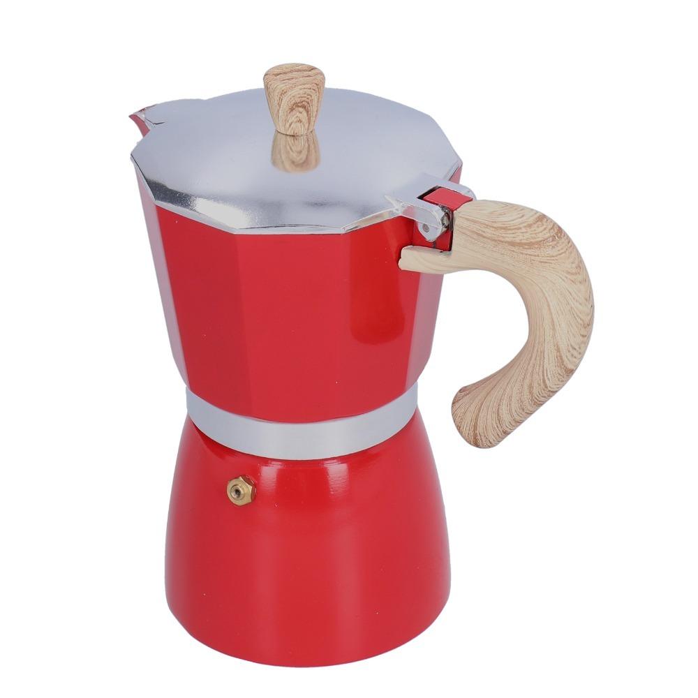 Aluminiumlegierung Mokkakanne 300 ml Fassungsvermögen Kaffeemaschine Herdplatten Espressobereiter für den Heimgebrauch