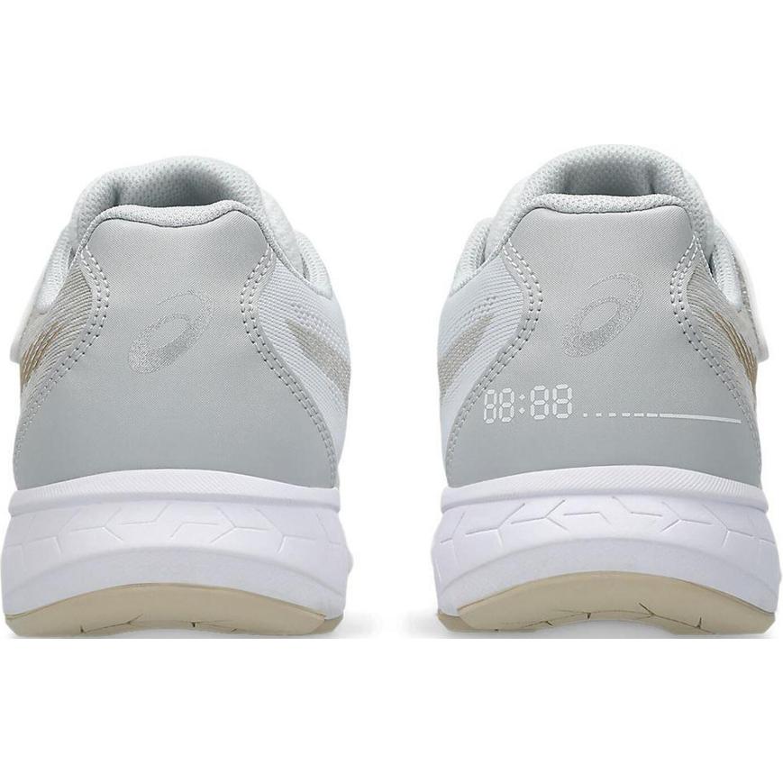 Asics Lazerbeam Lightweight Sweat-Wicking Outdoor Fitness Running Shoes Kids Sneakers White Gold 1154A195-100