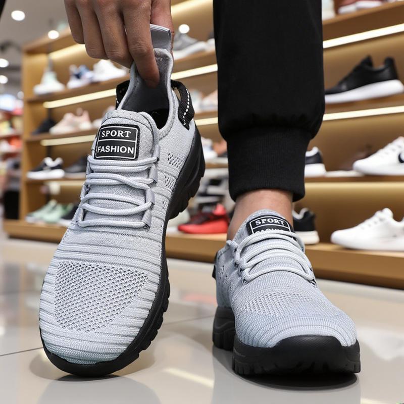 Quick Drying Men'S Running Shoes Summer Mesh Breathable Comfortable Sneakers High-Quality Mesh Anti Slip Tennis Training Shoes