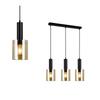 Lampa Wisząca Sardo PND-5581-3-BK+AMB Italux