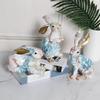 Easter Rabbit Garden Statue for Thanksgiving Day Micro Landscape Decoration Gift