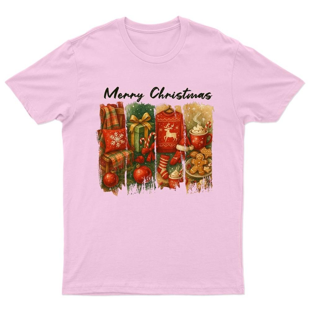 Merry Christmas Festive Holiday TShirt Unisex Gift Retro Seasonal Funny Xmas a