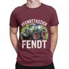 Fendt GerUnisex Tractoren fendttastick groen Nieuwigheid 100% Katoen T-shirt Fendt Tops T-shirts Voor Unisex