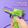 Stress Relief Simulation Model Gun Continuous Throwing Hanging Revolver Launcher Toy Gun Outdoor Play Entertainment Kids Gift