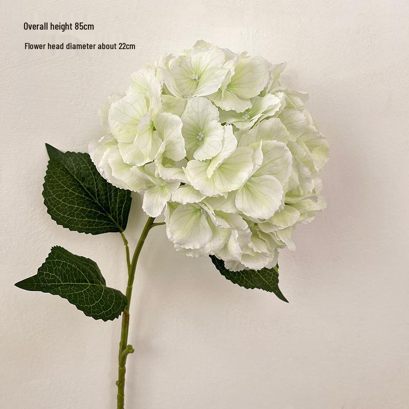 

Гортензия Диана, напечатанная на 3D-принтере - Увеличенная цветочная головка 85 см со 144 лепестками, Искусственная цветочная композиция.