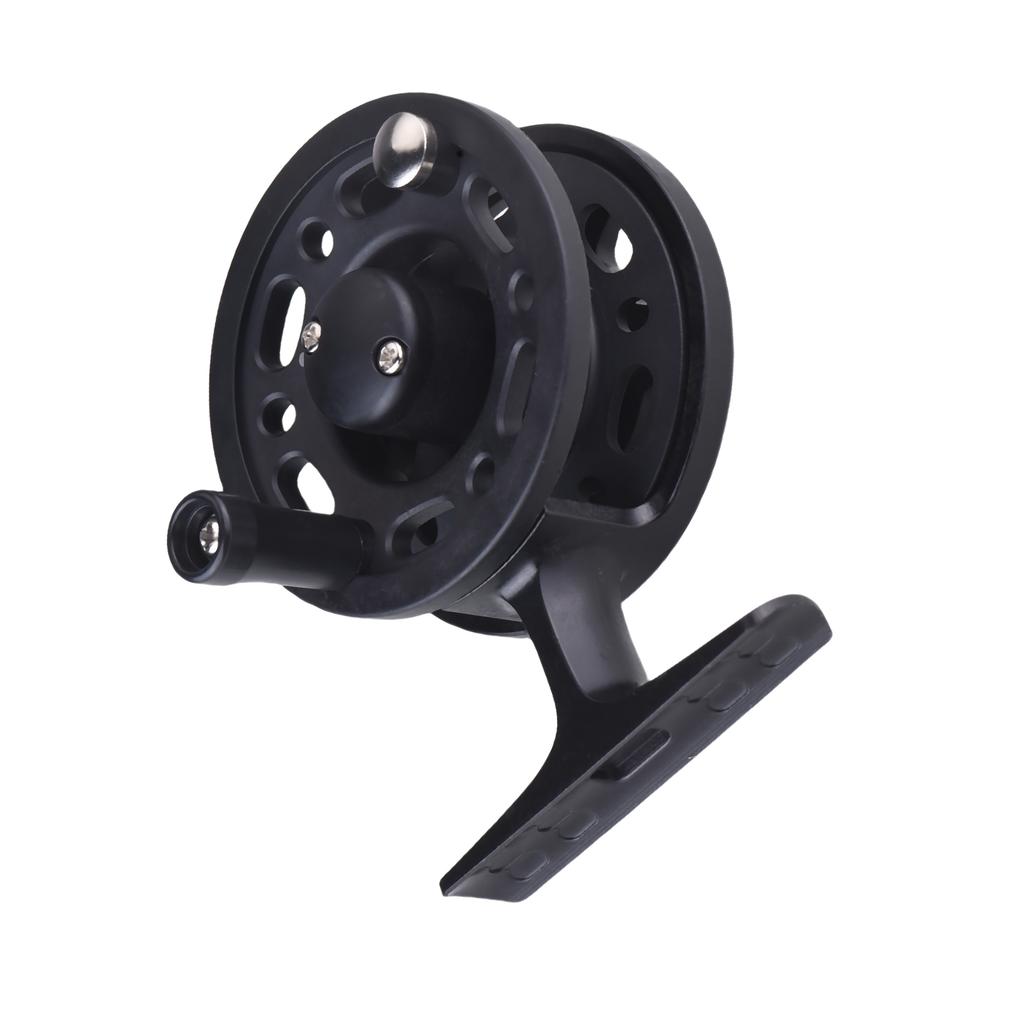 Fly Fishing Reel Front Fishing Wheel Plastic Ice Fishing Reel for Freshwater Saltwater 60mm