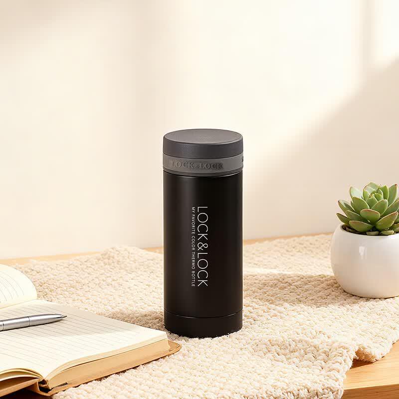LOCK&LOCK Slim Portable 200ml Stainless Steel Insulated Mug