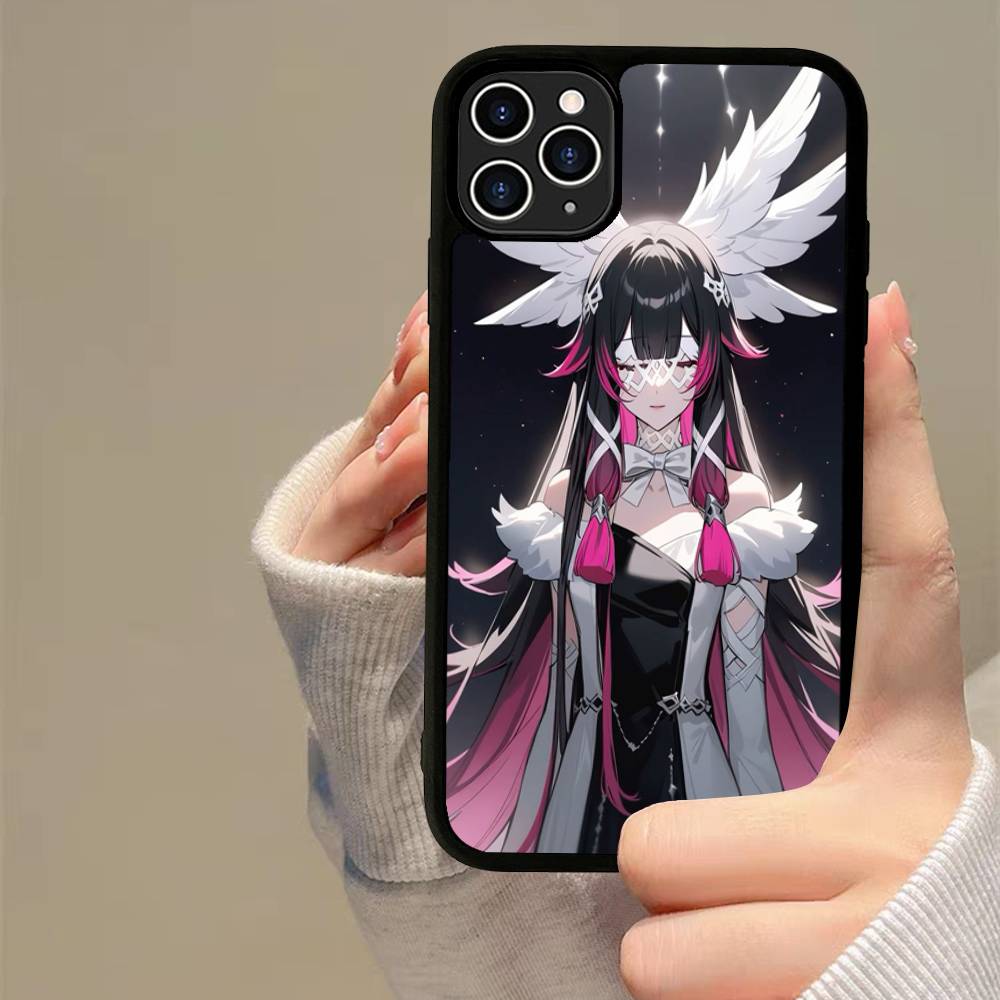 Genshin Impact Columbina PC+TPU Phone Case For iPhone 17 16 15 14 13 12 11 Pro Max Plus Kawaii Cartoon Cover