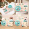 Wooden Busy Board Car Steering Wheel Toy For Early Childhood Learning And Developing Fine Motor Skills