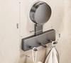 Suction Cup Hooks No Drill Bathroom Kitchen Wall Mount Hanger for Towels Coats Utensils Reusable Strong Grip On Tile Glass