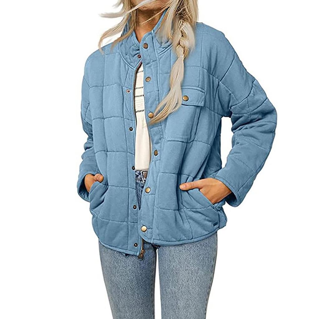  And Winter Women'S Stand Collar Loose Fashion Lightweight Jacket