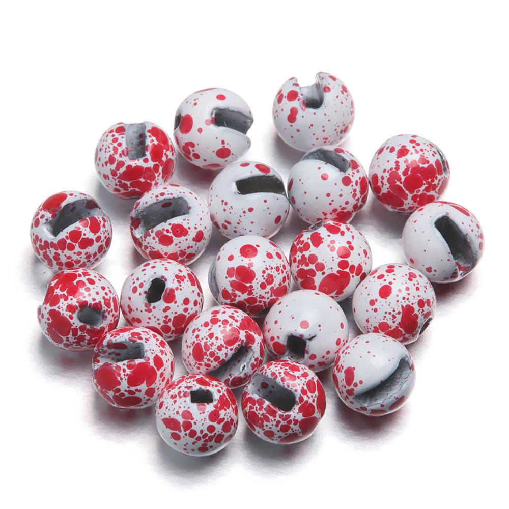 20Pcs/lot 7Colors Nice-Designed Fishing 2.5mm/3.0mm/3.5mm/4.0mm Fly Tying Material Beads Alloy Slotted Bead