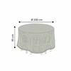 Round Garden Lounge Cover - BONI-SHOP® - 200 X 95 Cm - Waterproof - 420D Polyester - UV Resistant