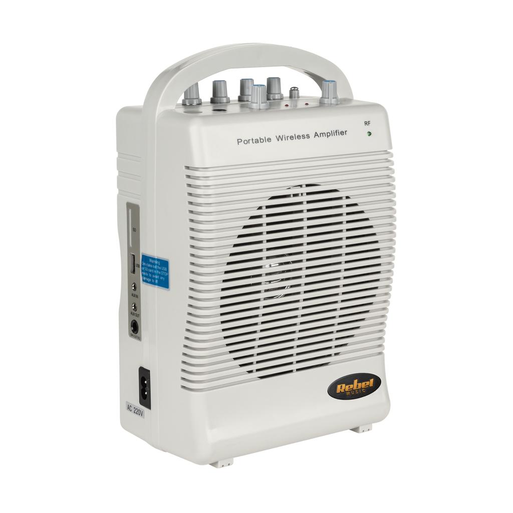 Rebel SH222UBT 50W Bluetooth Portable Amplifier Microphone Set