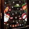Santa Sticker Decoration Claus Wall Sticker Shop Window Children's Room Door Glass Scene Layout Sticker Wall Sticker