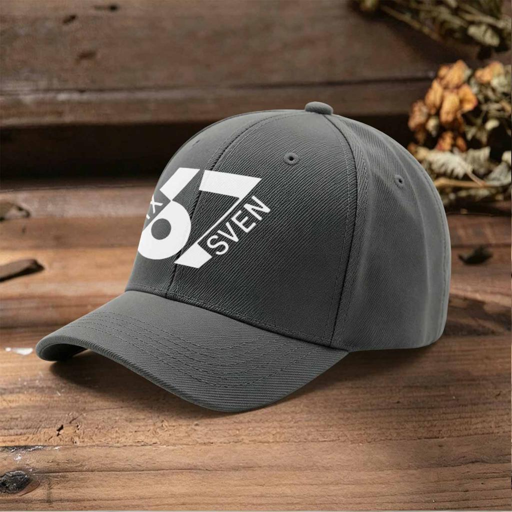 Adjustable Baseball Cap With Six Sven Digital Logo Multiple Colors One Size Fits Most