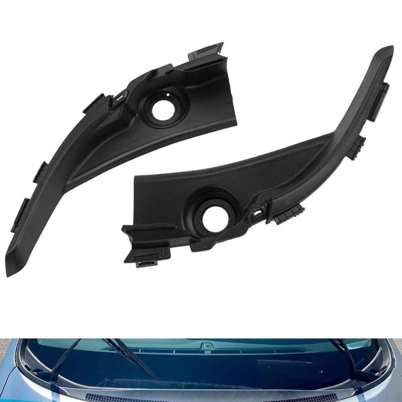 1 Pair Front Windshield Wrap Corner Trim Wiper Motor Cover for 9th 2012-2015 Replace 74220-TR0-A00 74210-TR0-A00