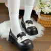 Raised thick-soled cute round head uniform shoes Spring and Autumn new original JK super soft Lolita girl college style