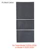 for D7 Model 3 Y 2021-2026 PU Leather Carbon Center Console Cover Protector Panel Protective Film Sticker Car Accessories SH7