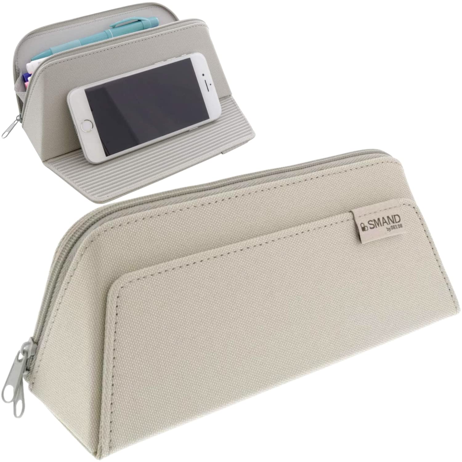 

Пенал Sunstar Stationery с подставкой для смартфона S1423193, Sumando, серый, серый