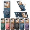Magnetic Case for Magsafe Samsung Galaxy Z Flip 7 6 5 4 3 Z Fold 7 6 5 4 3 Macsafe Ring 360° Rotating Invisible Kickstand Cover