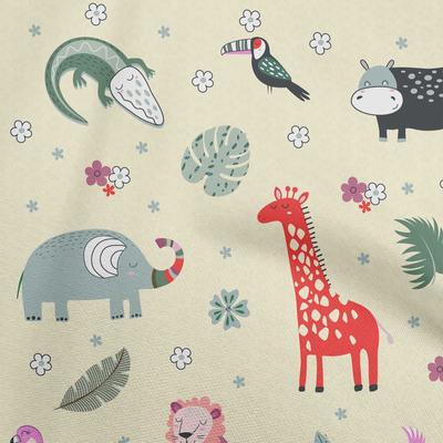 Cotton Flex Light Red Fabric Kawai Fabric For Sewing Printed Craft Fabric By The Yard 40 Inch