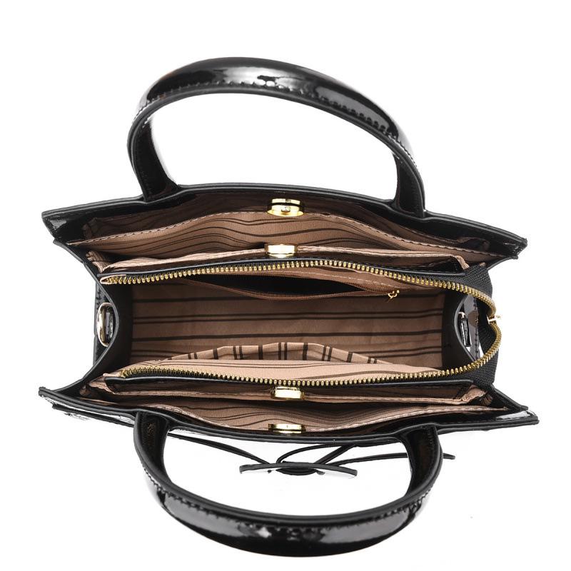 Taizhou Shiny Crocodile Pattern Women's Versatile Handbag - Trendy Large Capacity Shoulder & Crossbody Bag