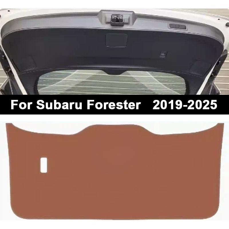 Car Trunk Mat For Subaru Forester XV Outback Crosstrek 2025 Leather Boot Liner Full Coverage Anti-Scratch Interior Accessories