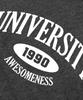 RANDOMOFF 1990University Elastic Waist Jogger Training Pants [Charcoal]
