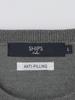 Ships Colors Hand Washable Anti-Pilling 12 Gauge Crew Neck Knit 216060001 Gray Medium