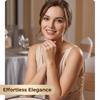 D VVS1 Moissanite 1ct   CopperRing for Women Engagement Wedding Simple Jewelry Birthday Gifts Fashion High Quality