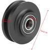 2Pcs Barn Door Pulley for Crane Track - Sliding Door Wheel Closet Hardware Roller