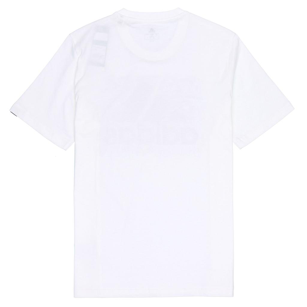 Adidas Graffiti Print Logo Sports Short Sleeve T-Shirt Men Tops White GS4001