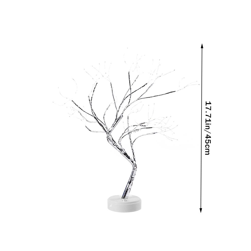 LED Tree Light Home Hotel Decorative Adjustable Artificial Tree Lamp Bedroom