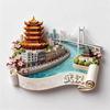 China Metal Fridge Stickers Hangzhou Souvenirs Huangshan Tianjin Guilin Guangxi Wuhan Xi An Zhangjiajie Fridge Magnets Gifts