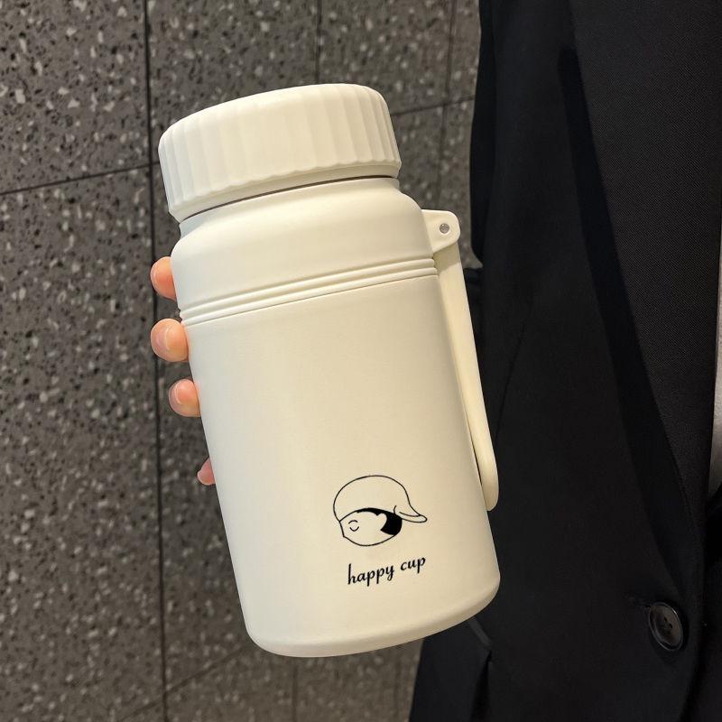 

Премиальный портативный термос-набор: Чашки большой вместимости с двойными стенками, устойчивые к высоким температурам, для пар 1000ml