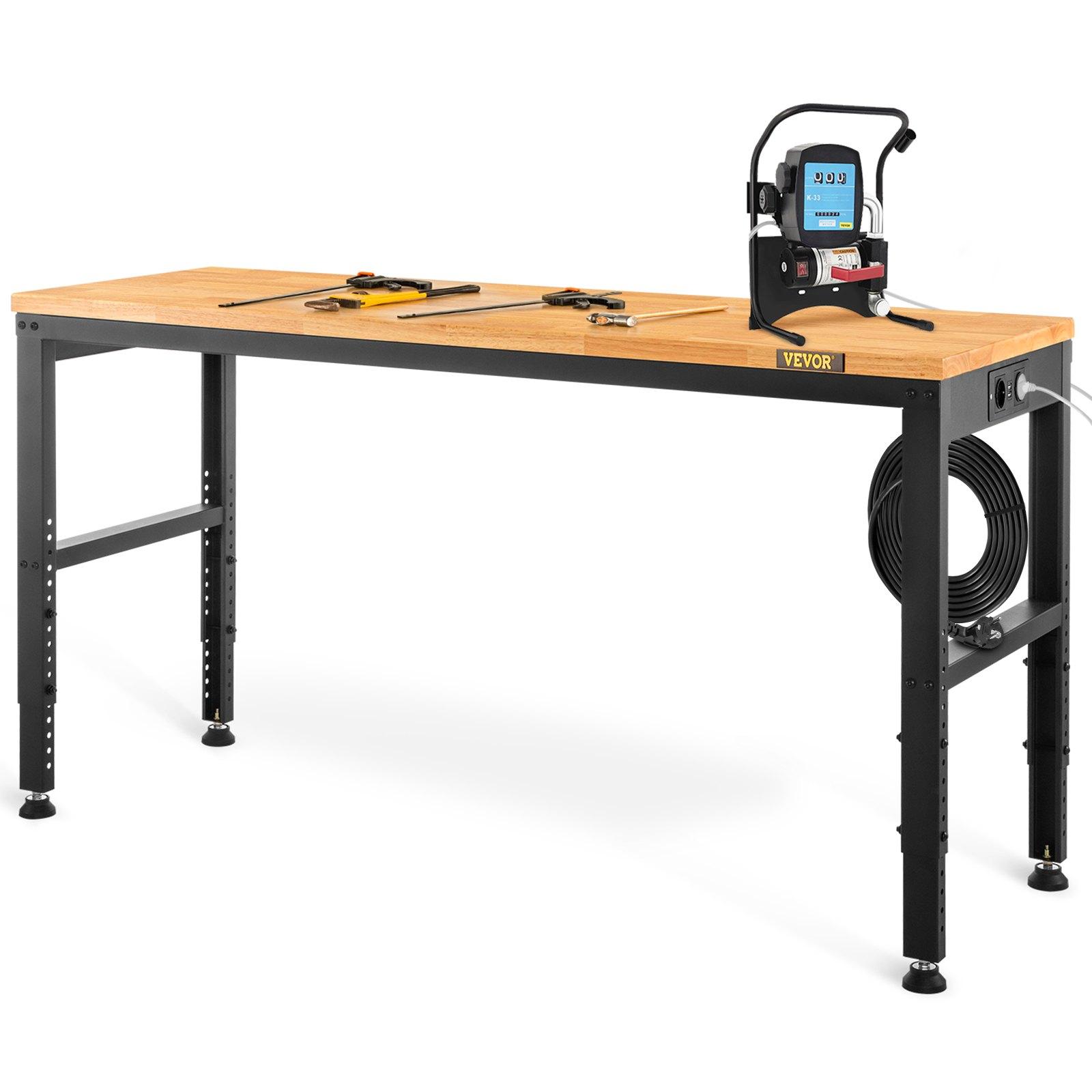 VEVOR Workbench Adjustable Height, 122cm W