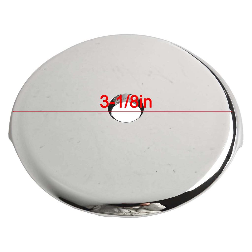 1 Set Single Hole Bathtub Drain Overflow Panel With 3 Screws Drain Overflow Panel Bathtub Accessories