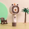 Handheld Fan Multi-Speed Adjustable Capybara Design Quiet Operation USB Rechargeable Portable Cooling Fan