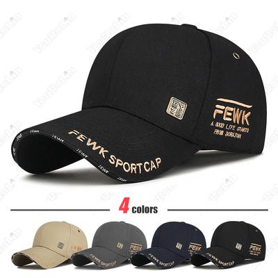 Unisex Briefe Stickerei Baumwolle Verstellbar Baseballkappe Sonnenhut Trucker-Kappen