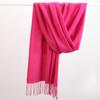 Fashion Tassels Women Scarf Shawls And Wraps Lady Designer Solid Female Hijab Stoles Long Pashmina Foulard Head Scarves