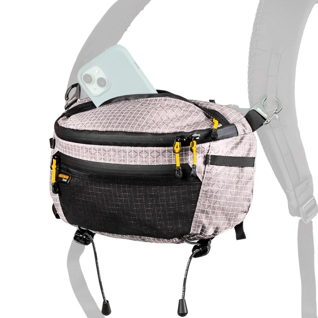 Lightweight Waist Hiking Large for Outdoor and Fishing Bag, Pouch, Sacoche, Capacity, Waterproof, Dyneema, Hiking, Activities, Motorcycles, Travel,