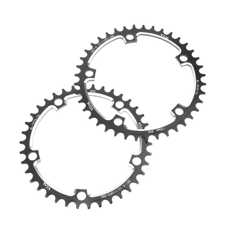 38-60T AL7075 Sprocket For Road Bike Positive And Negative Gear Plate 130 BCD Bicycle Chainring Narrow Wide Stars