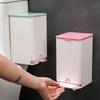 Wall-Mounted Sanitary Napkin Storage Box Dust-Proof Tissue Paper And Cotton Swab Storage Box Bathroom Organizer Accessories