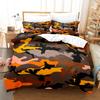 Camouflage Quilt Duvet Cover Set Full Size King Queen 3D Bedding Sets Pillowcase Linen Leopard Double Single Bed 220x240 200x200