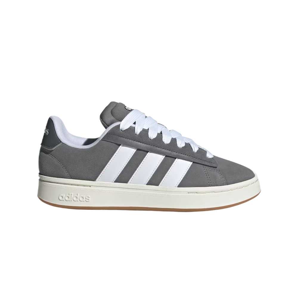 Adidas Grand Court Alpha Grey White Gum Men Sneakers Grey-Four Cloud-White Off-White JR0542