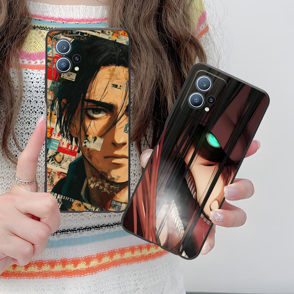 AOT Eren Yeager Matte TPU Mobile Phone Case for Huawei P60 P50 P40 P30 P20 P10 P9 P8 Pro Lite Plus Colorful Printing Cover